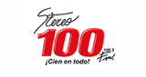 Stereo 100 radio live streaming logo
