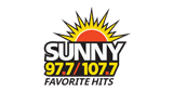 Sunny 97.7 & 107.7 radio live streaming logo