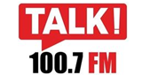 Talk 100.7 radio live streaming logo