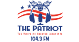 The Patriot 104.3 radio live streaming logo