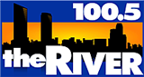 The River 100.5 radio live streaming logo