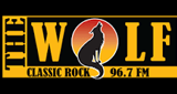 The Wolf 96.7 FM radio live streaming logo