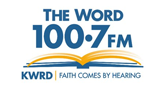 The Word 100.7 FM radio live streaming logo