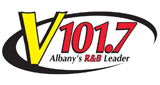 V 101.7 radio live streaming logo