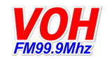 VOH 99.9 radio live streaming logo
