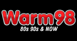 Warm 98 radio live streaming logo