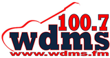 WDMS 100.7 FM radio live streaming logo