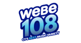 WEBE 108 radio live streaming logo
