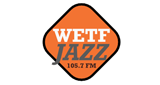 WETF Jazz 105.7 FM radio live streaming logo