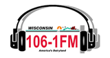 Wisconsin 106 radio live streaming logo