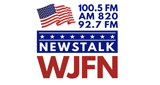 WJFN 100.5 NewsTalk radio live streaming logo