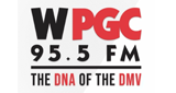 WPGC 95.5 radio live streaming logo