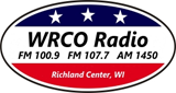 WRCO 100.9 FM radio live streaming logo