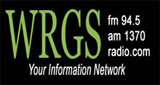 WRGS 1370 AM/FM 94.5 radio live streaming logo