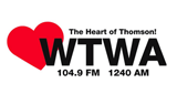 WTWA 1240 AM radio live streaming logo