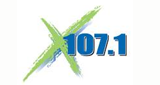 X107.1 FM radio live streaming logo