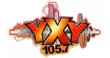 YXY 105.7 radio live streaming logo
