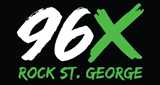 96X Rock radio live streaming logo