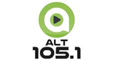 Alt 105.1 radio live streaming logo