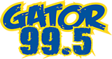 Gator 99.5 FM radio live streaming logo