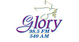 Glory 98.5 FM radio live streaming logo