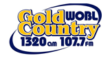 Gold Country 1320 AM & 107.7 FM radio live streaming logo