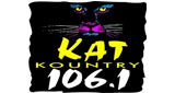 Kat Country 106.1 radio live streaming logo