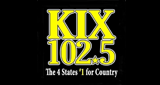Kix 102.5 radio live streaming logo