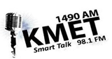 KMET 1490 AM radio live streaming logo