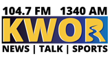 KWOR radio live streaming logo