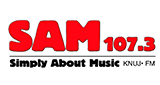SAM 107.3 radio live streaming logo