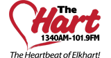 The Hart of Elkhart radio live streaming logo