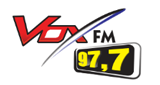 Vox 97.7 FM radio live streaming logo