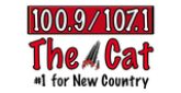 100.9 & 107.1 The Cat radio live streaming logo