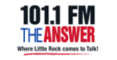 101.1 FM The Answer Radio Station Logo 101.1 FM The Answer radio live streaming logo