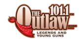 101.1 The Outlaw radio live streaming logo