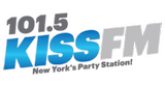 101.5 Kiss FM Radio Station Logo 101.5 Kiss FM radio live streaming logo