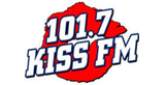 101.7 Kiss FM radio live streaming logo