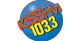 103.3 Kiss FM Radio Station Logo 103.3 Kiss FM radio live streaming logo