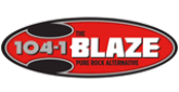 104.1 The Blaze radio live streaming logo