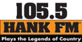 105.5 Hank FM radio live streaming logo