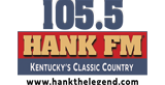 105.5 Hank FM radio live streaming logo