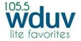 105.5 WDUV radio live streaming logo