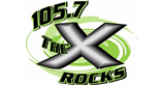 105.7 The X radio live streaming logo