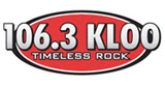 106.3 KLOO radio live streaming logo
