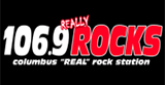 106.9 Rocks radio live streaming logo