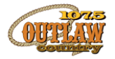 107.5 Outlaw Country radio live streaming logo