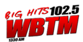 1330 WBTM radio live streaming logo