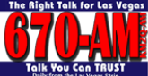 670 AM KMZQ Radio Station Logo 670 AM KMZQ radio live streaming logo