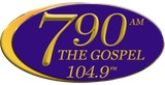 790 AM & 104.9 FM The Gospel radio live streaming logo